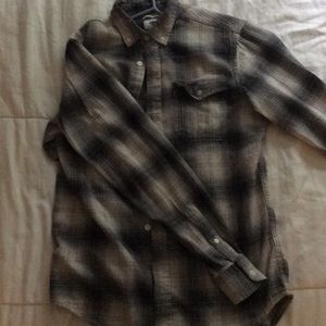 Old Navy B/W Plaid Casual Shirt